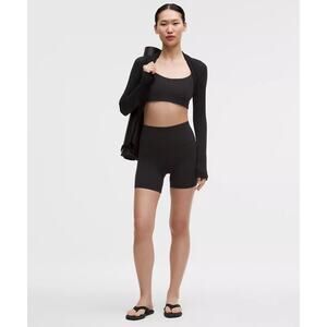 Lululemon Align 6” Shorts Size 10 High Rise Black Nulu Yoga